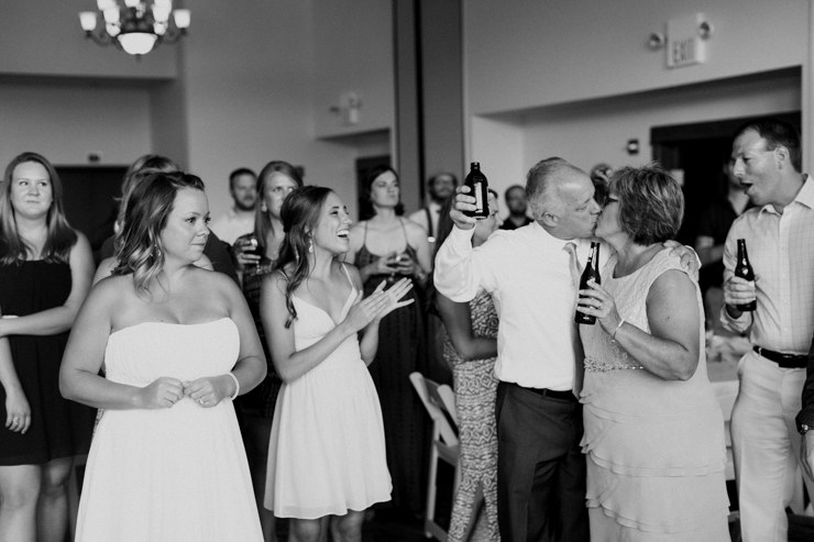 Parents' anniversary dance at their daughter's wedding reception at Estes Park Resort, Colorado