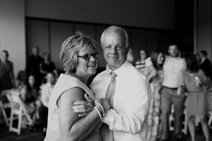 Parents' anniversary dance at their daughter's wedding reception at Estes Park Resort, Colorado