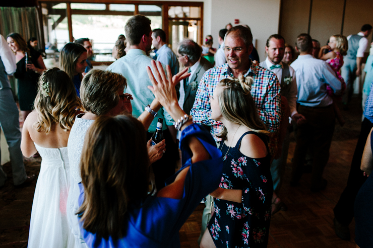 wedding reception dancing at Estes Park Resort, Colorado