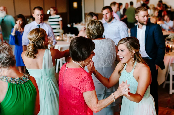 wedding reception dancing at Estes Park Resort, Colorado