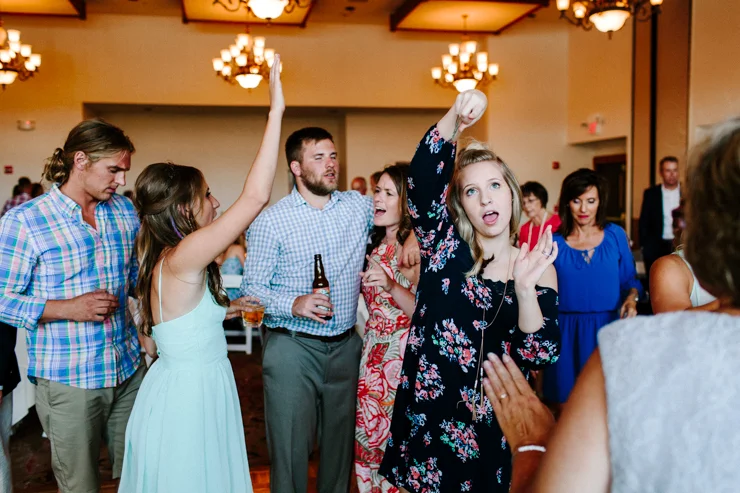 wedding reception dancing at Estes Park Resort, Colorado