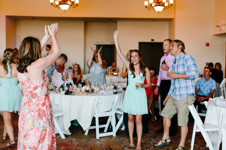 wedding reception dancing at Estes Park Resort, Colorado