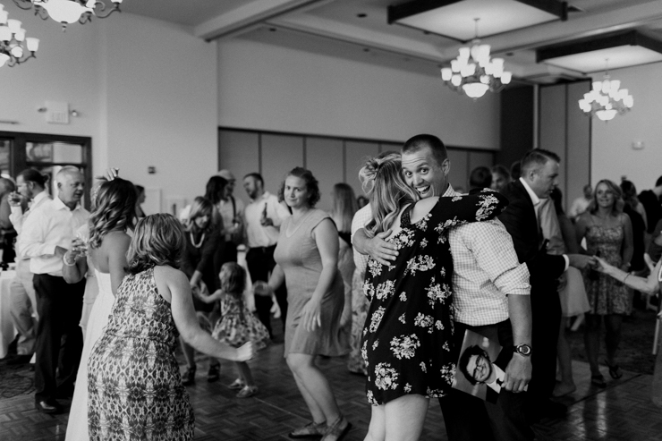 wedding reception dancing at Estes Park Resort, Colorado