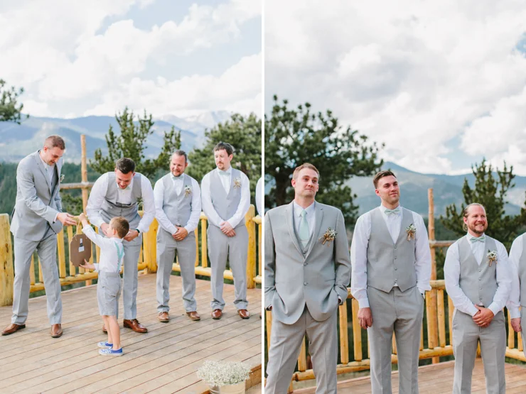 Outdoor Ceremony in the mountains at YMCA of the Rockies, Overlook Chapel