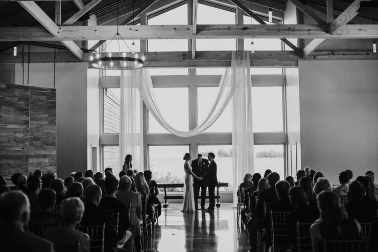 Indoor Ceremony Pear Tree Estate Champaign IL
