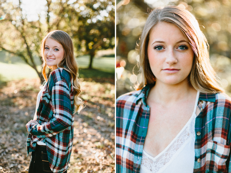 Outdoor senior girl photography portraits Peoria Illinois by Meredith Washburn Photography