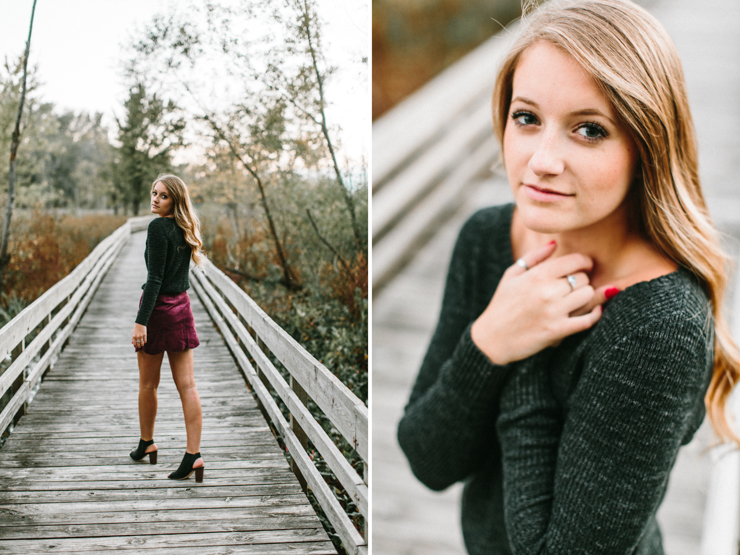 Outdoor senior girl photography portraits Peoria Illinois by Meredith Washburn Photography