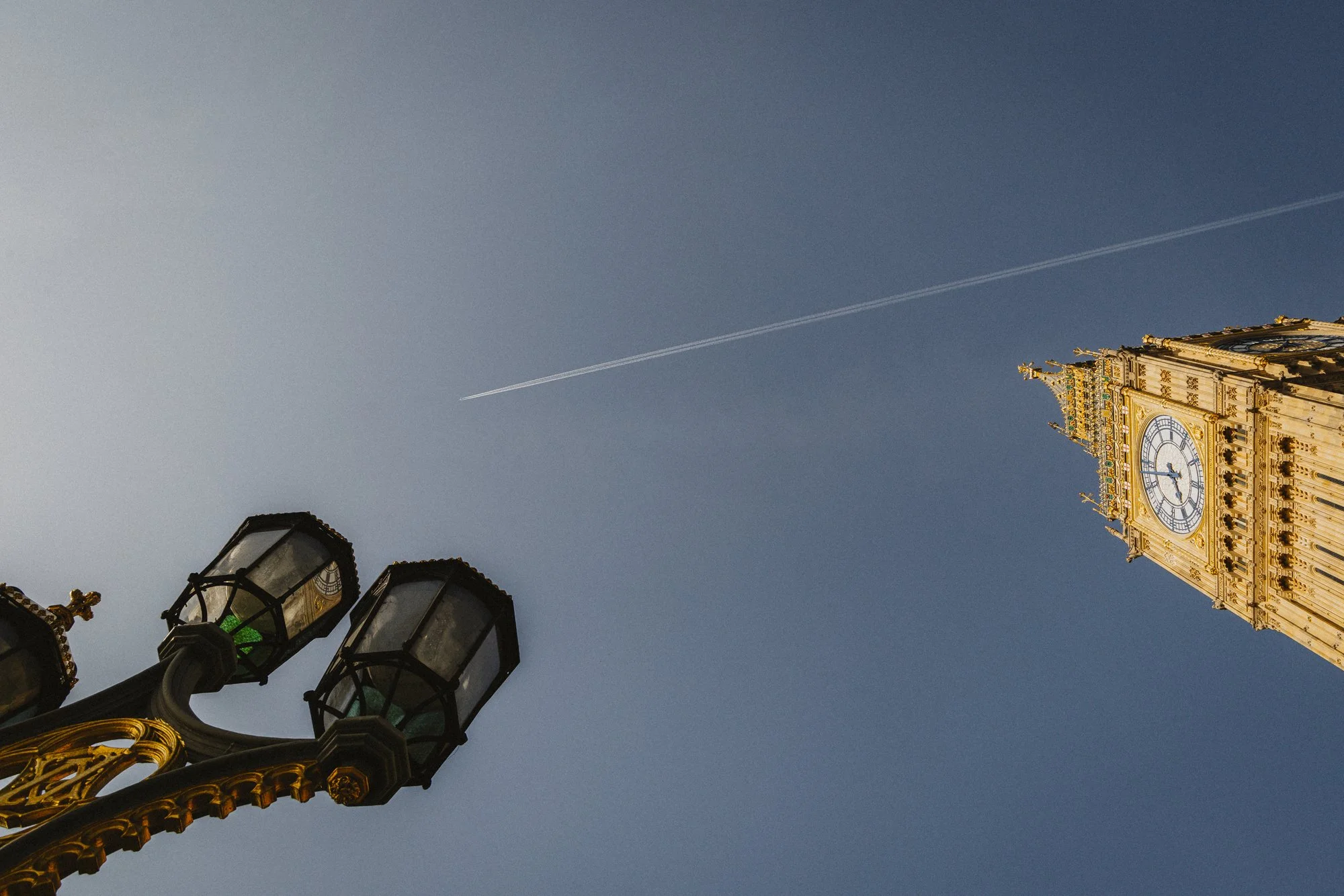 Big Ben photographed at sunrise during an early morning walk through London by fine art photographer Chad Konik.