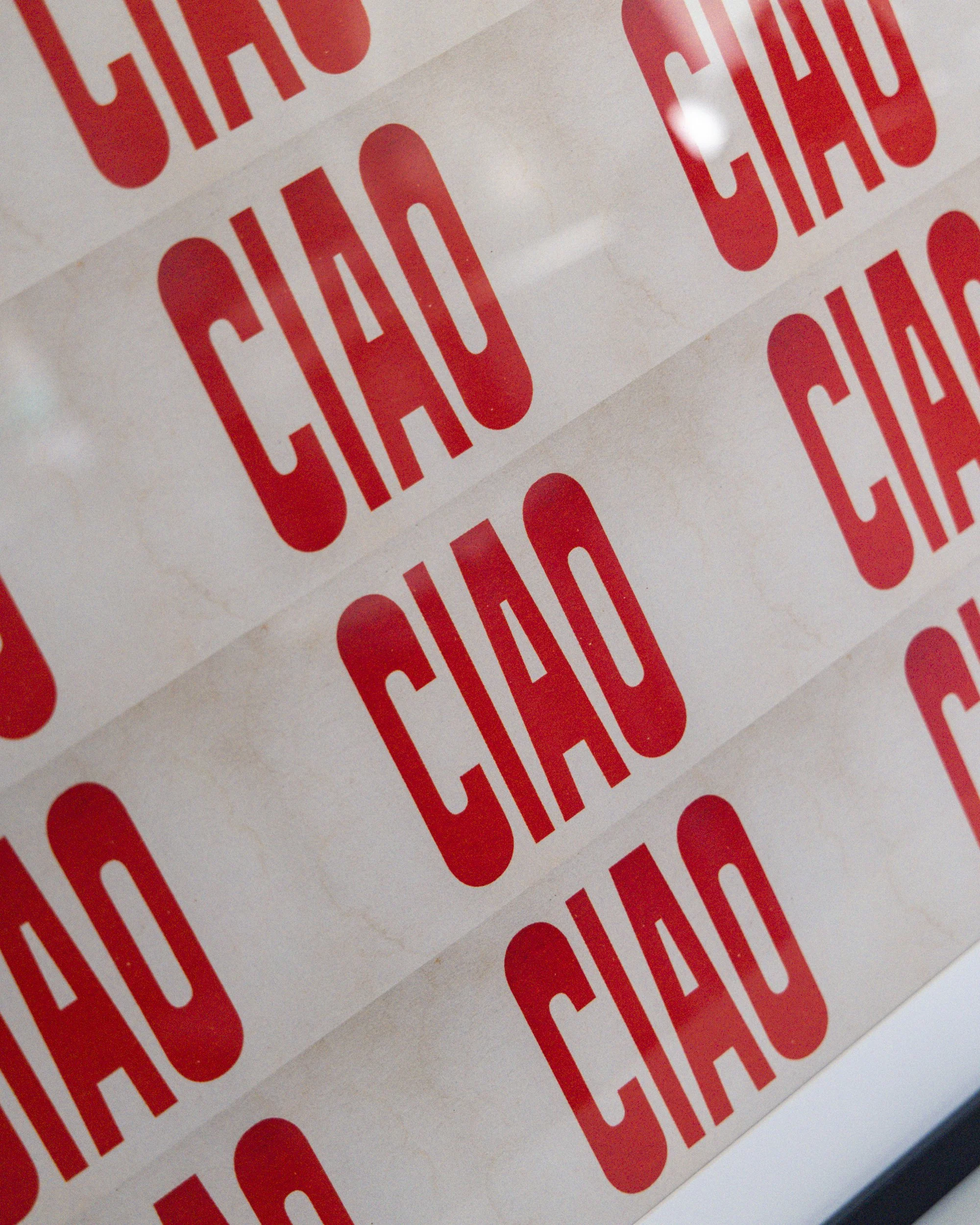 ciao bella art print