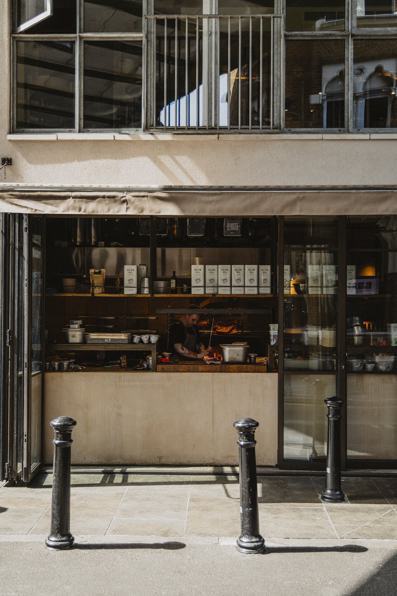 Morning at Borough Market, one of London's best food markets.