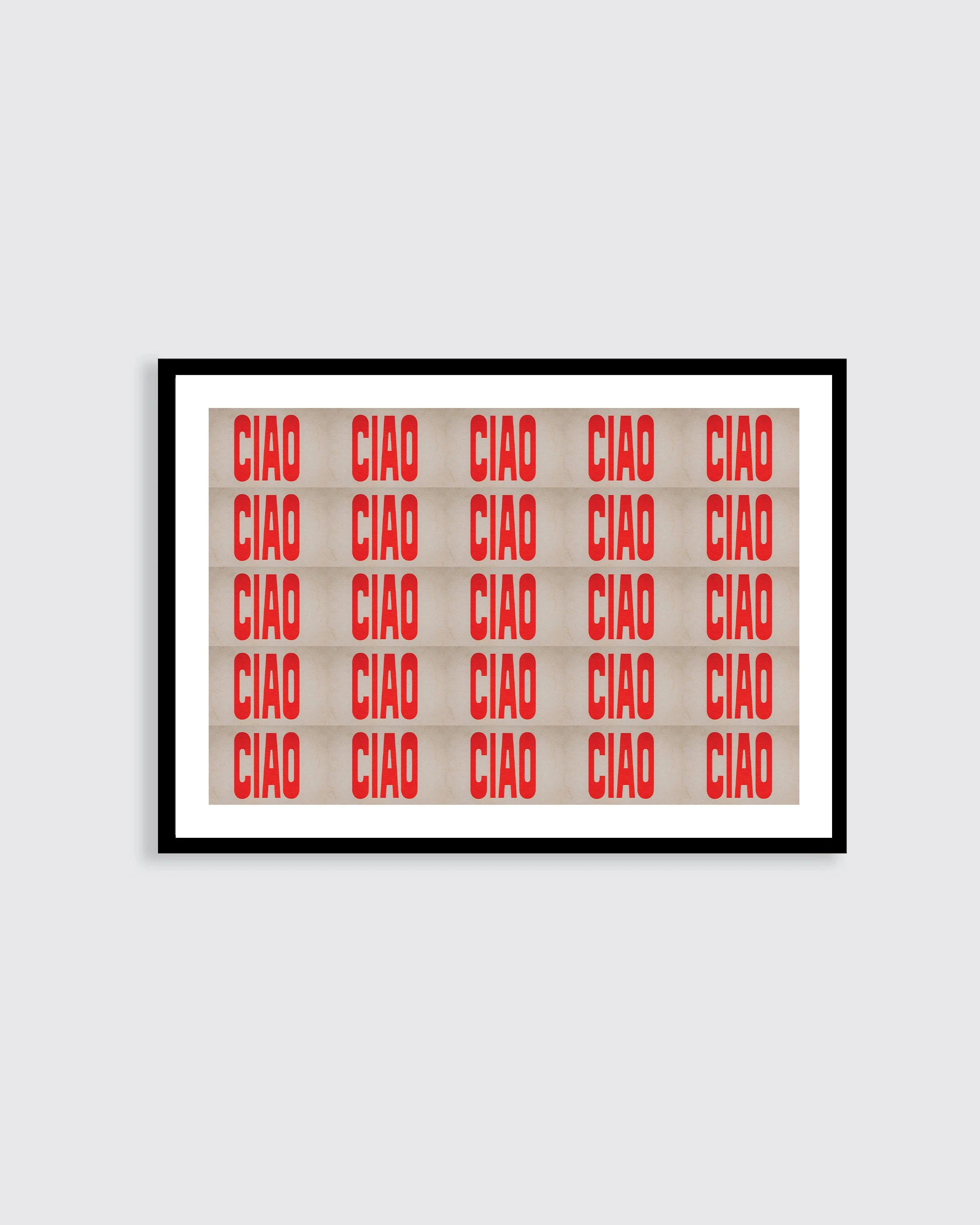 Ciao Ragazzi art print