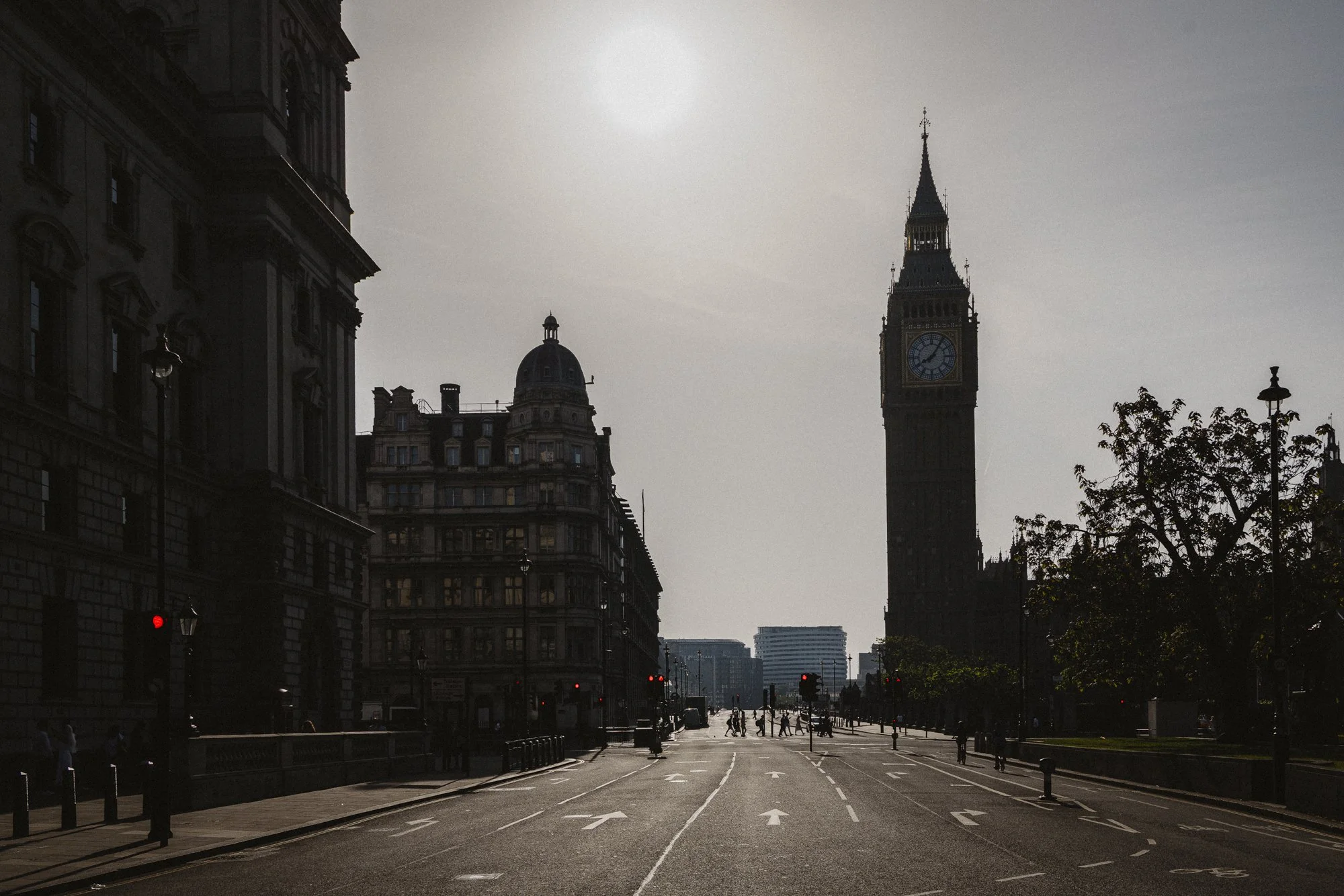 Big Ben photographed at sunrise in Westminster, London.