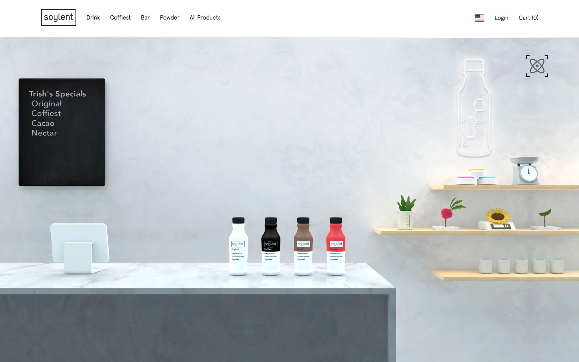 Soylent.com web store design 