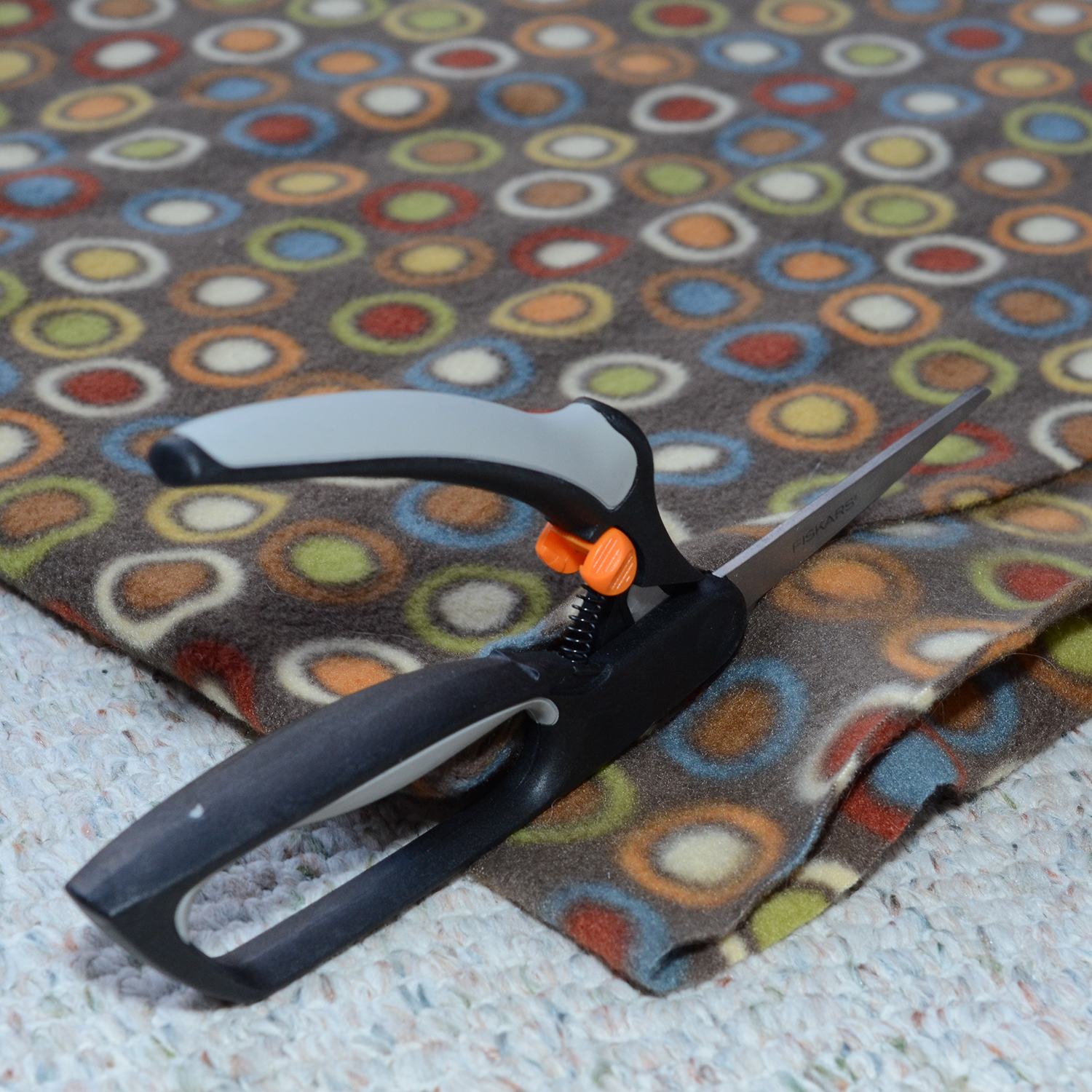 Step 3. Trim the edges all the way around so they are even.