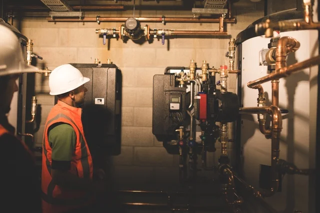 High-efficiency thermal stores in the basement of the ‘Dunnies n’ Showers’ building .jpg