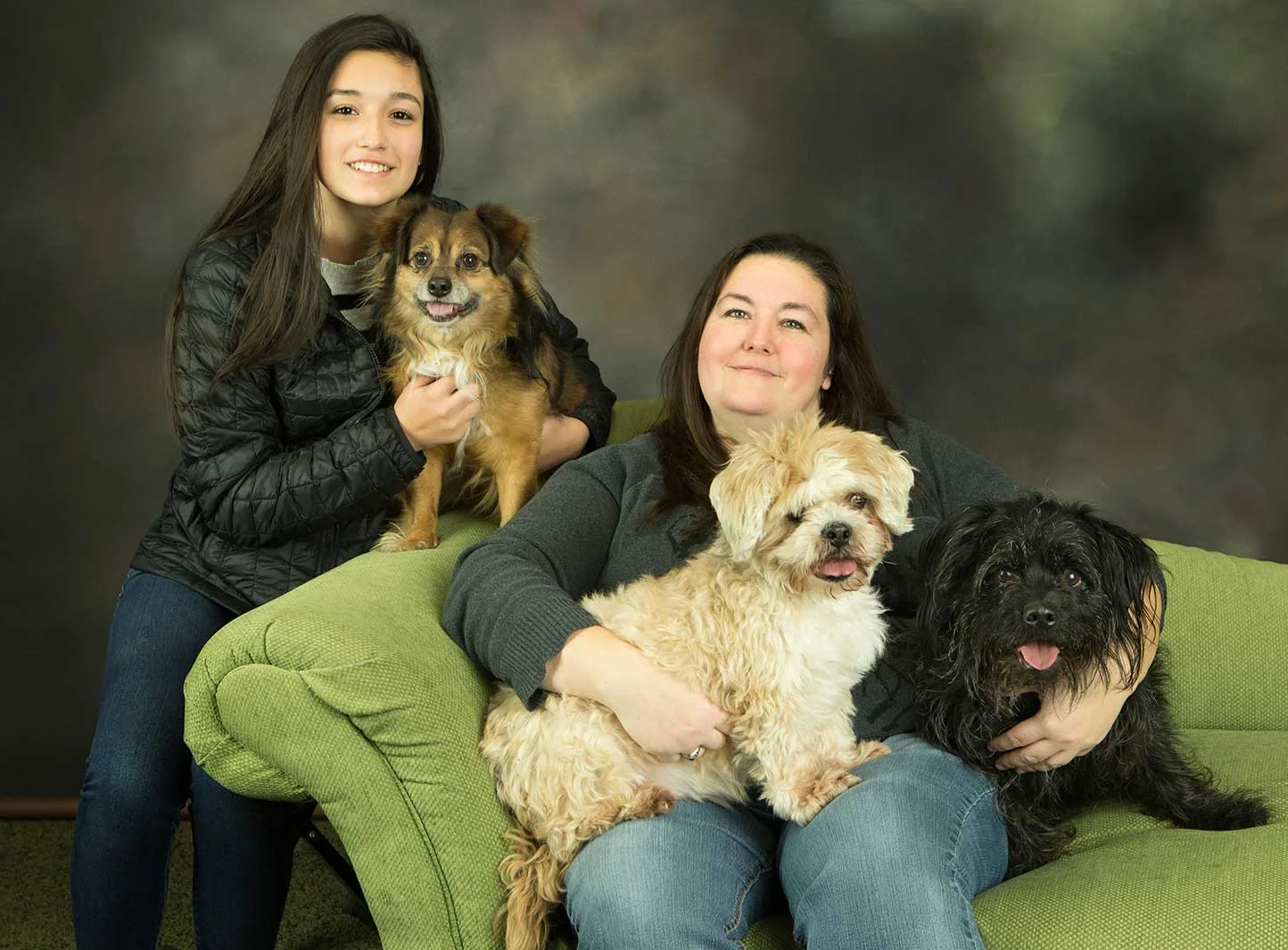 I have ALWAYS wanted to take my pets to David ever since I was a teen and saw his photos on the wall at the Library. We took our 3 less than cooperative dogs to him this weekend and he was a dream. My shy dog took to him and he knew what to do. His little helpers were great and we enjoyed our entire experience from start to finish. Thanks David and Staff!! We hope to do it again soon. - Brandy