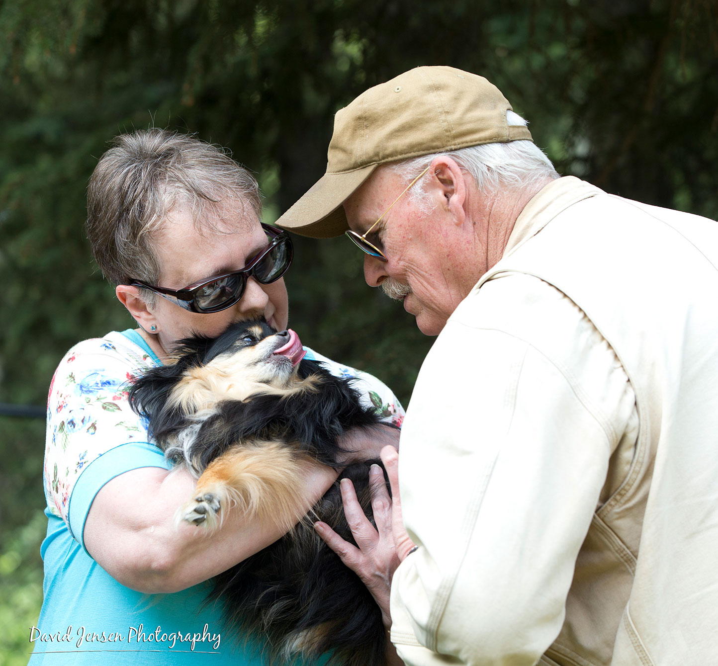 Molly with Janet and Michael