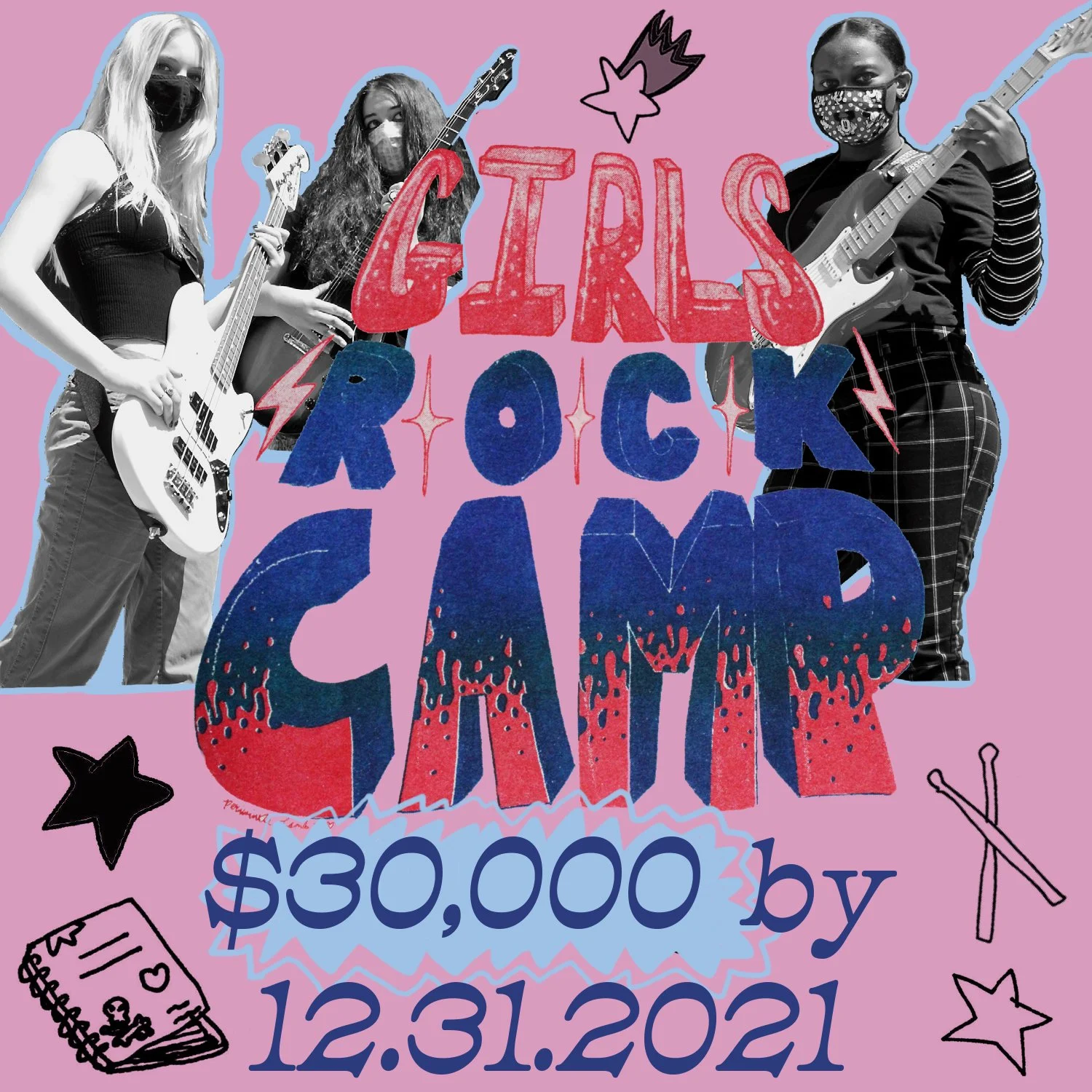Announcing appointment to the Bay Area Girls Rock Camp!