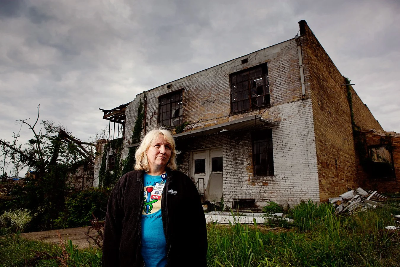 Wanda works for Walker Regional which is in Jasper but lives in Cordova. On April 27th she immediately went into triage for those injured. Baptist Health set up a mobile unit in the middle of town and paid for Wanda to work there for 2 weeks until the immediate crisis had passed.