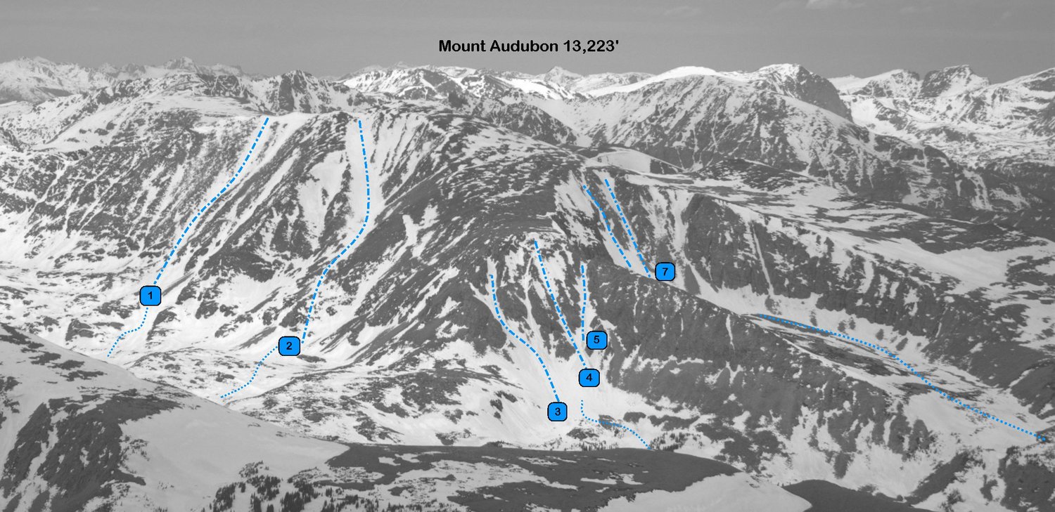 Mount Audubon from the southeast. Photo: Rob Writz