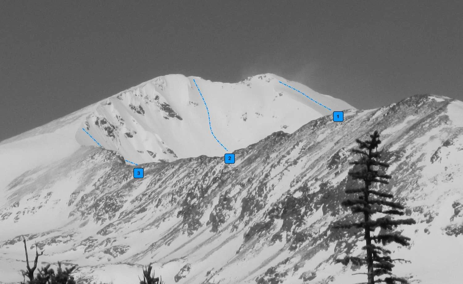 Jasper Peak from the East. Photo: Rob Writz