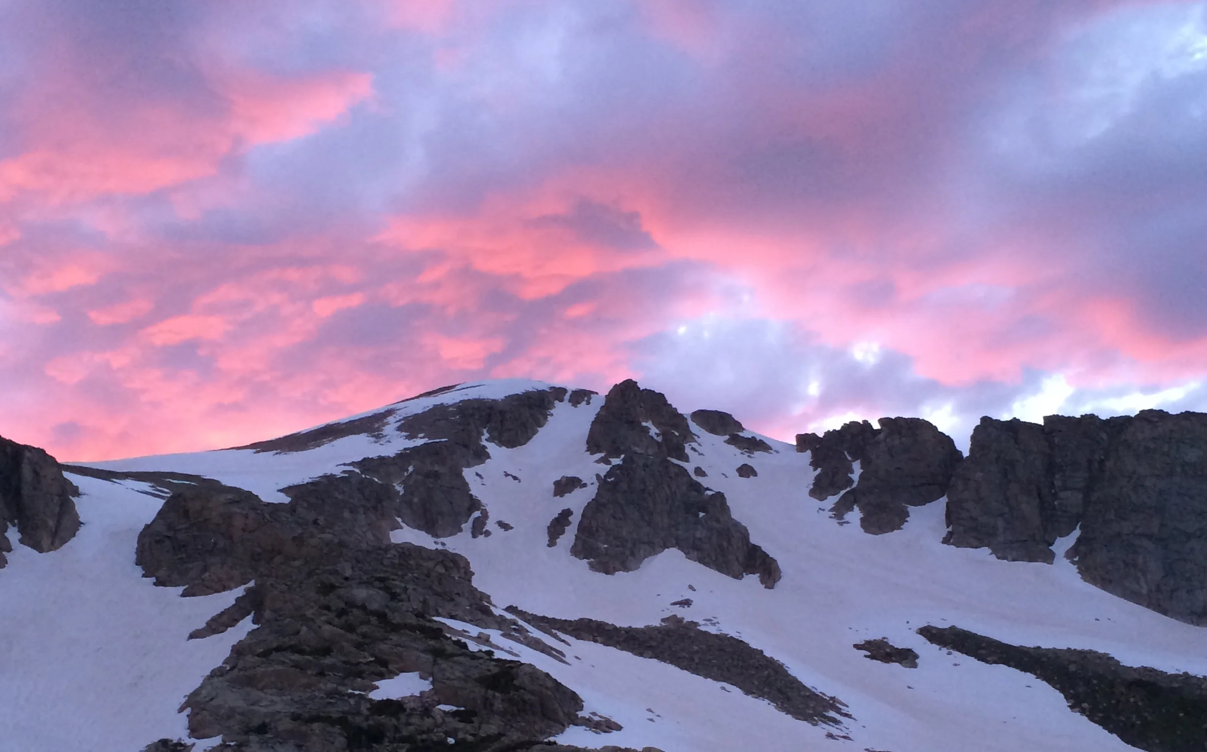 Sunset on Pawnee Peak