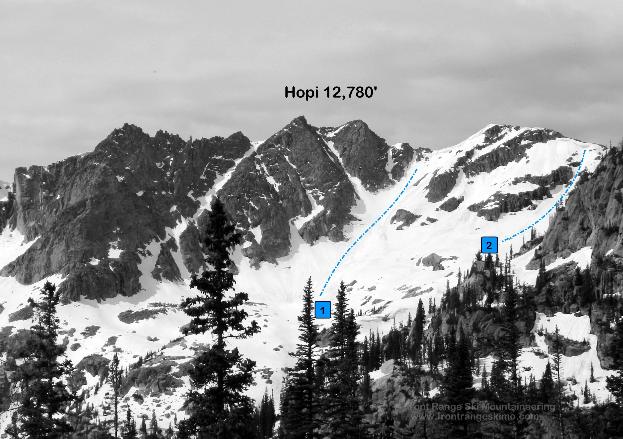 Hopi from the northwest. Photo: Rob Writz