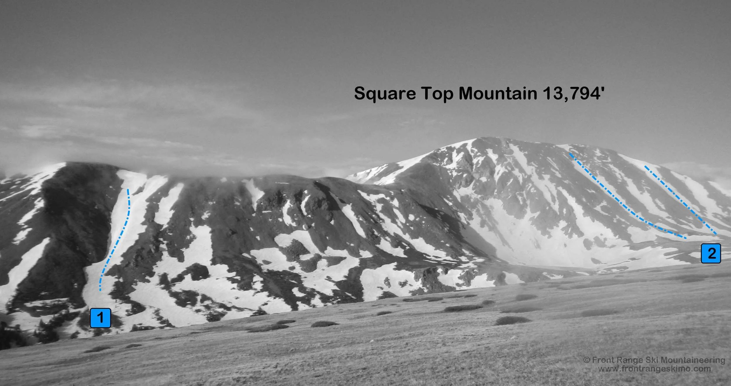 Square Top Mountain from the north. Photo: Rob Writz