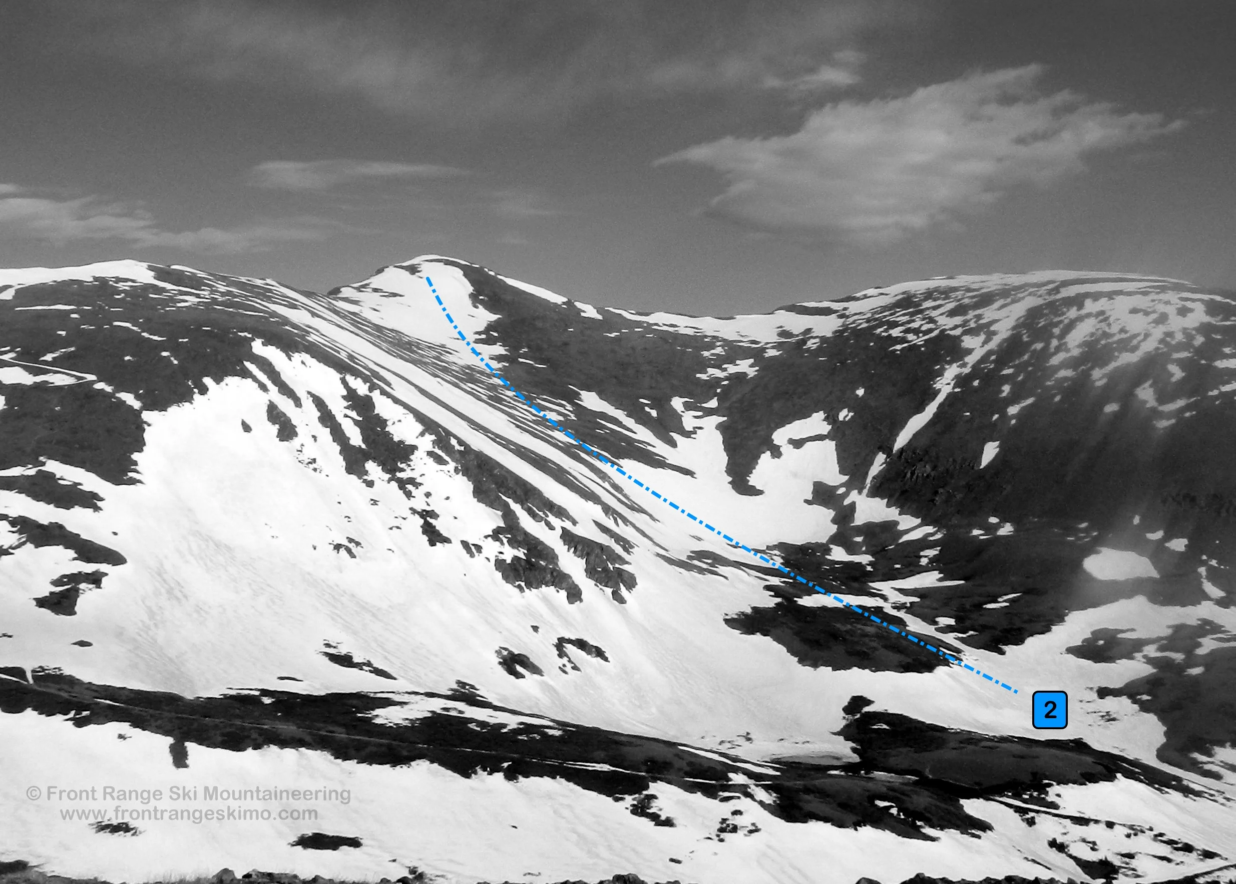 Mount Edwards from the east. Photo: Rob Writz