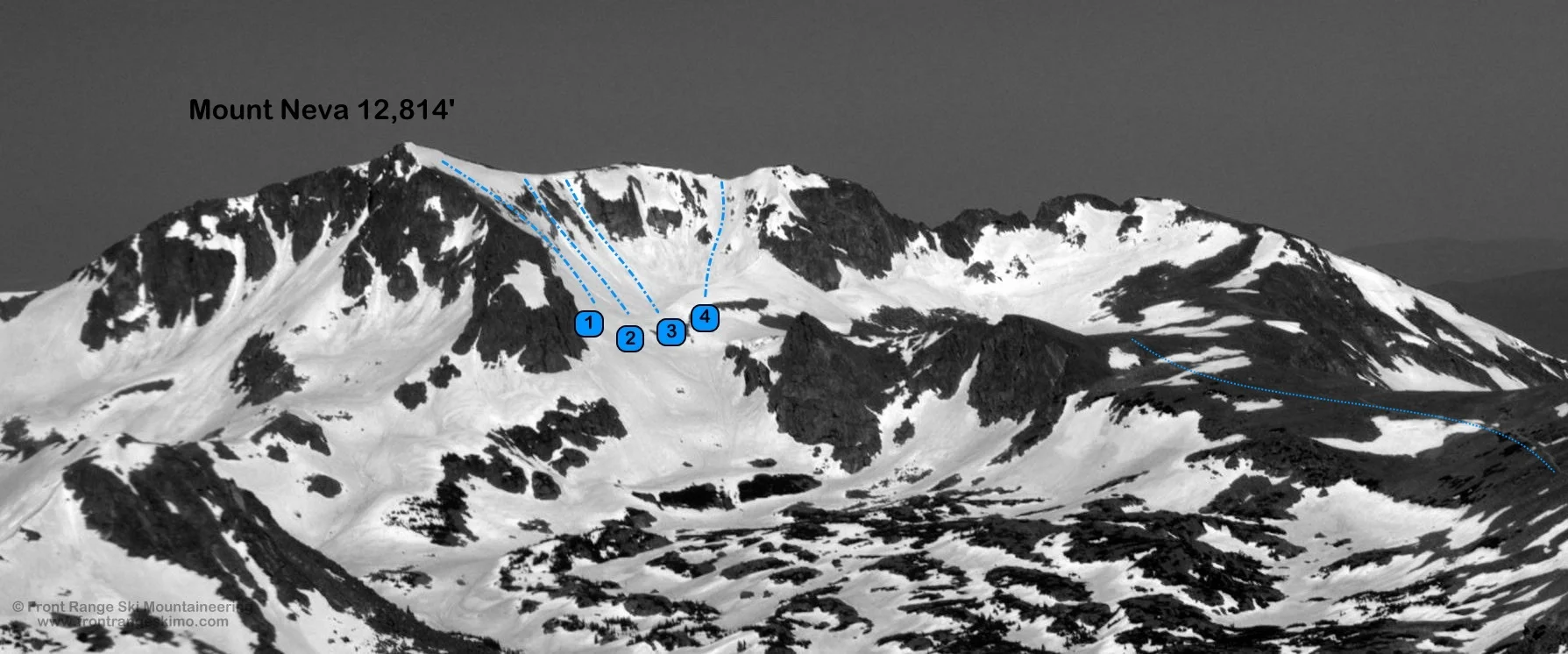 Mount Neva from the East. Photo: Rob Writz