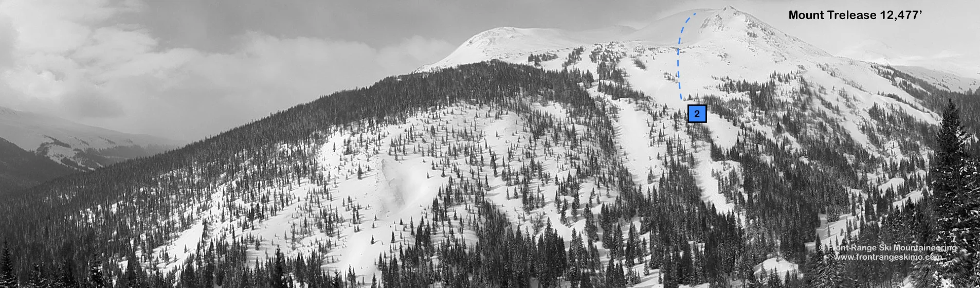 Mount Trelease from the North. Photo: Rob Writz