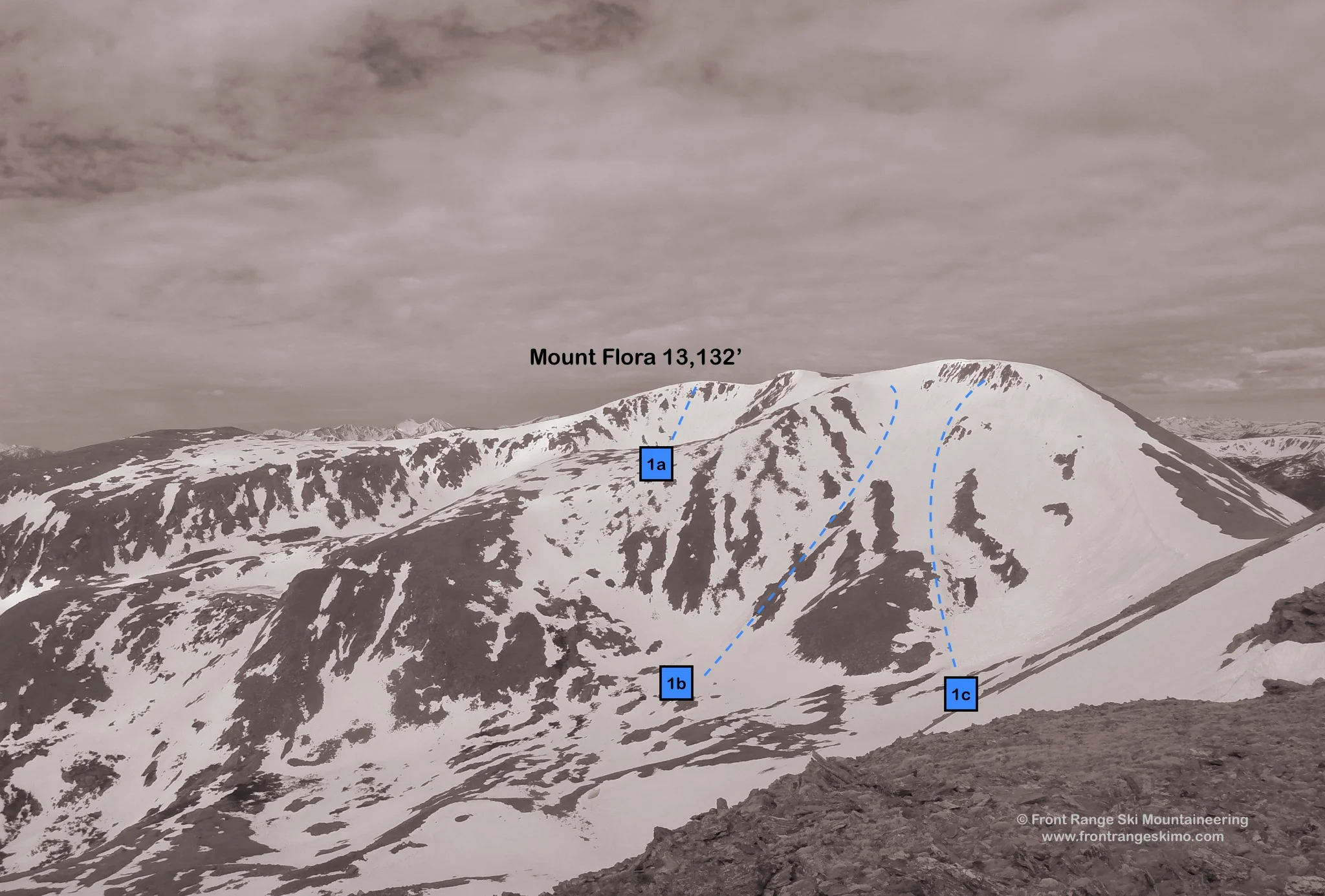 Mount Flora from the Northeast. Photo: Rob Writz