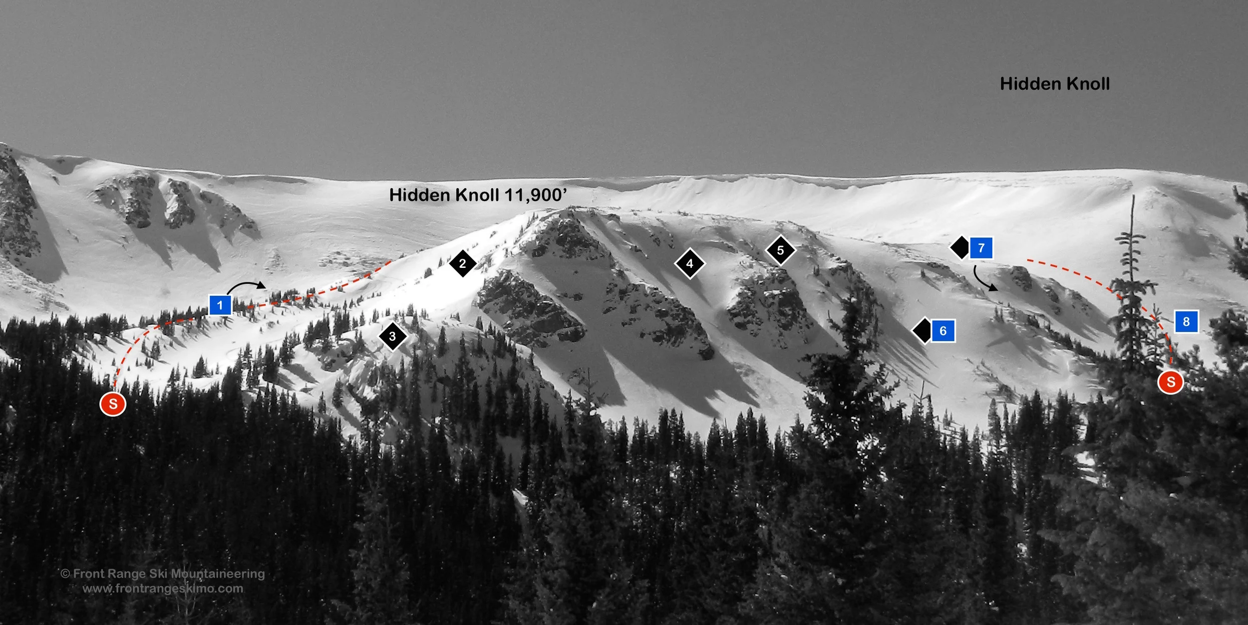 Hidden Knoll from the North. Photo: Rob Writz