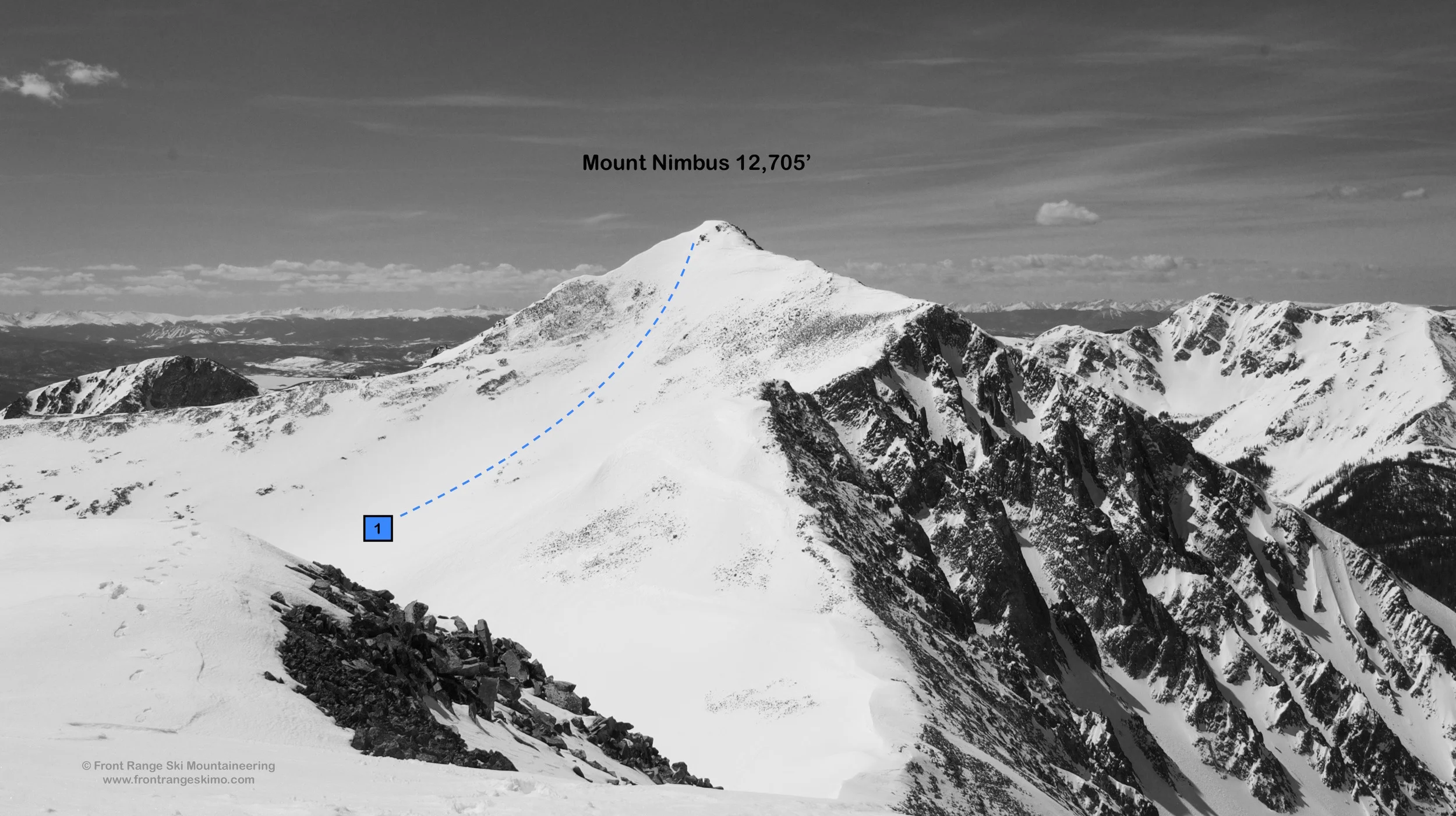 Mount Nimbus from the North. Photo: Rob Writz