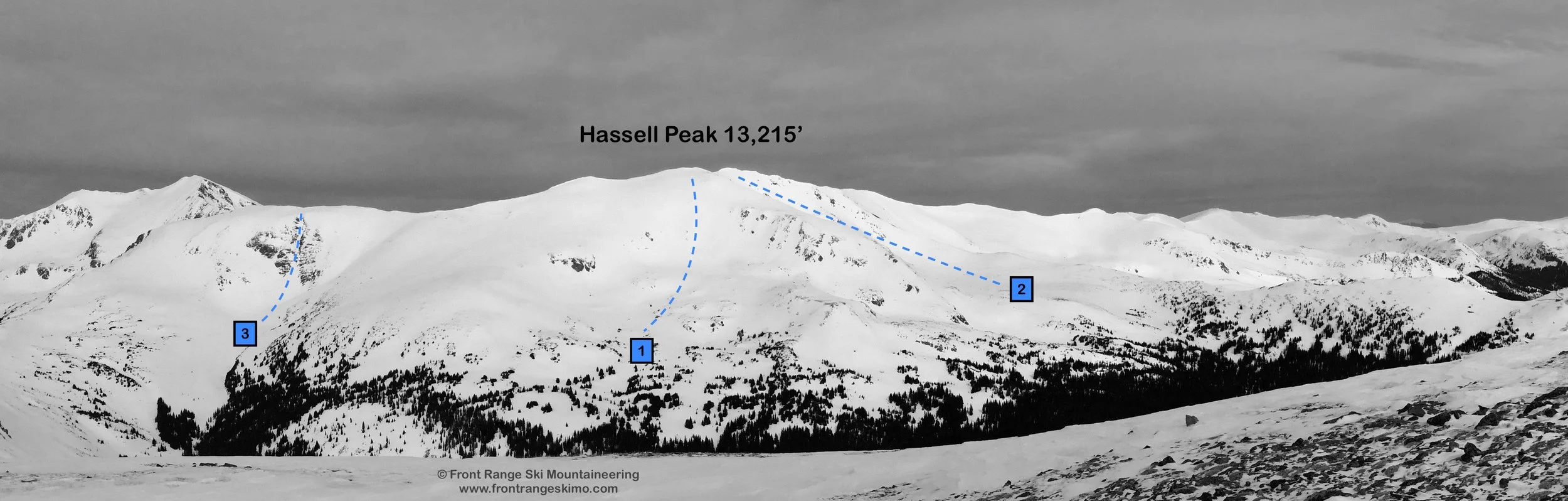 Hassell Peak from the Southeast. Photo: Rob Writz