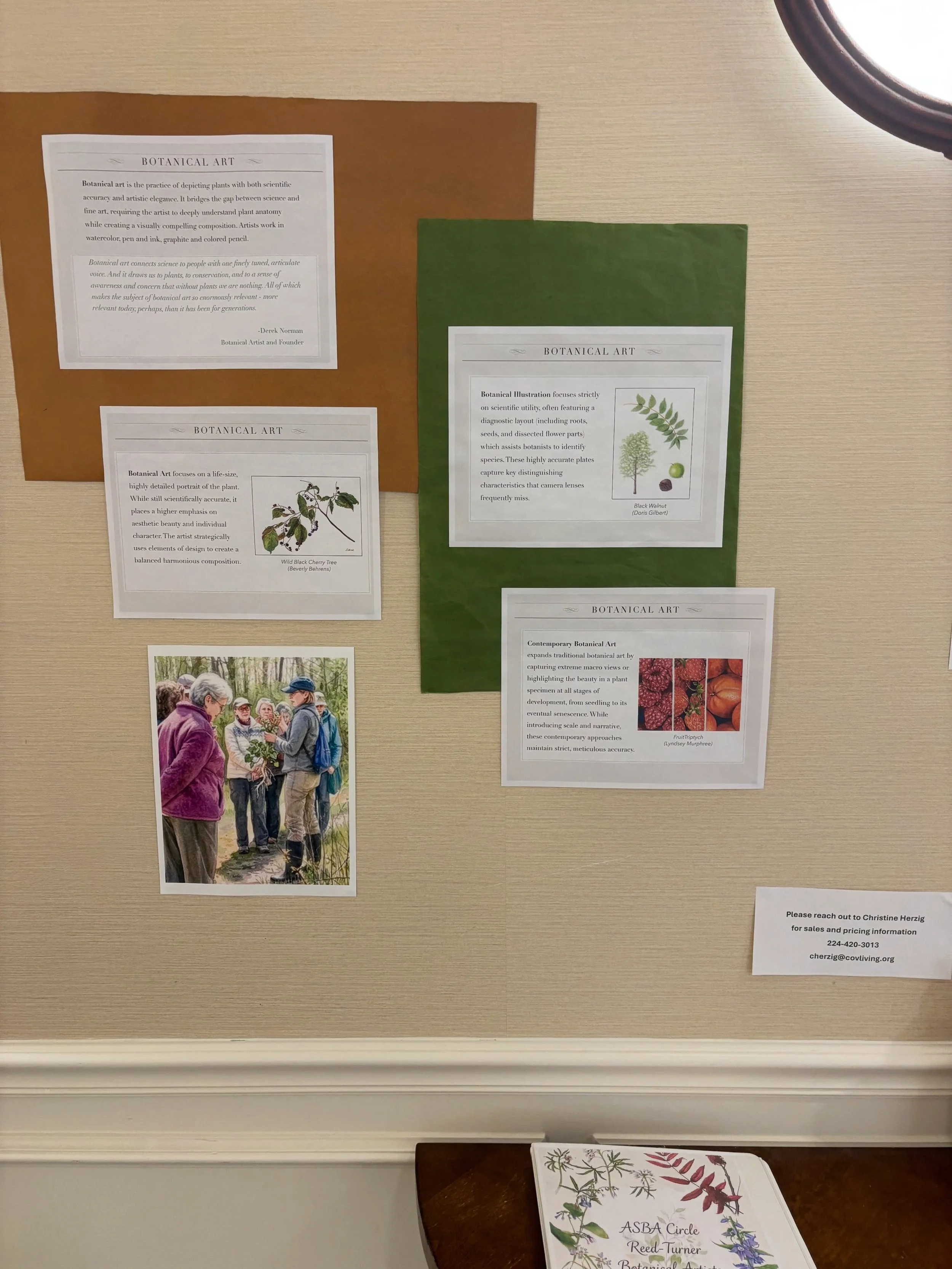 Busy back to school weeks juggling a lot of things between work, soccer games, Boy Scout camp outs, and birthday parties, but managed to do a quick walk through of the Reed Turner Botanical Artists exhibit at the Three Crowns Park in Evanston.  I hav