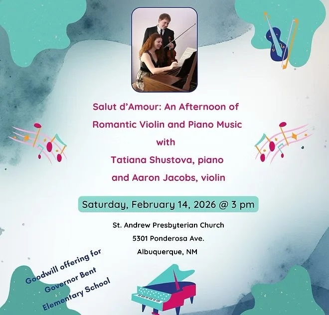 Salut d'Amour: An Afternoon of Romantic Violin and Piano Music