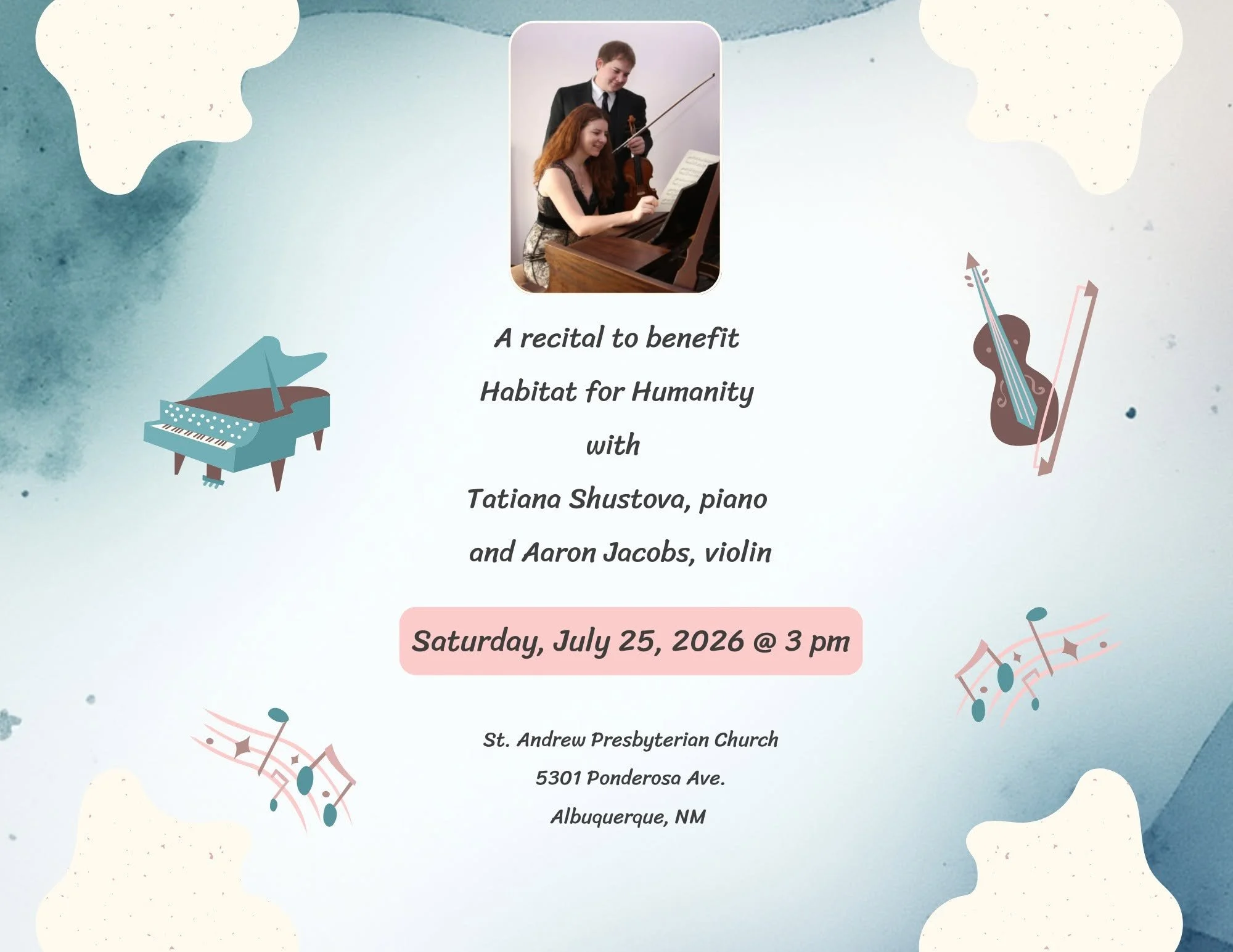 Recital for Habitat for Humanity 