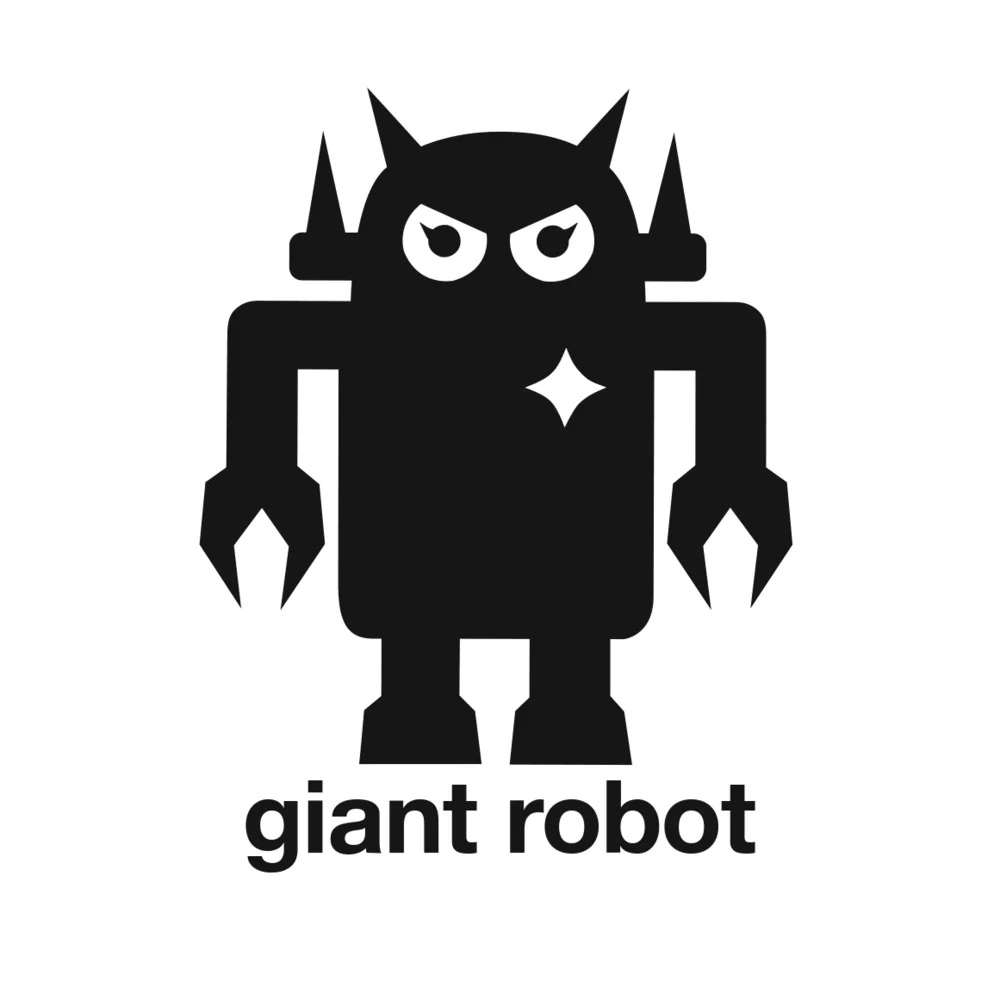 Giant Robot's Logo and storefront 