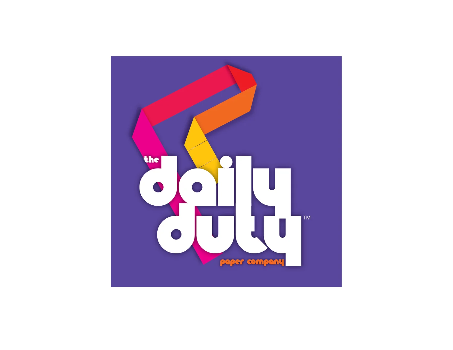  The Daily Duty toilet paper company identity 