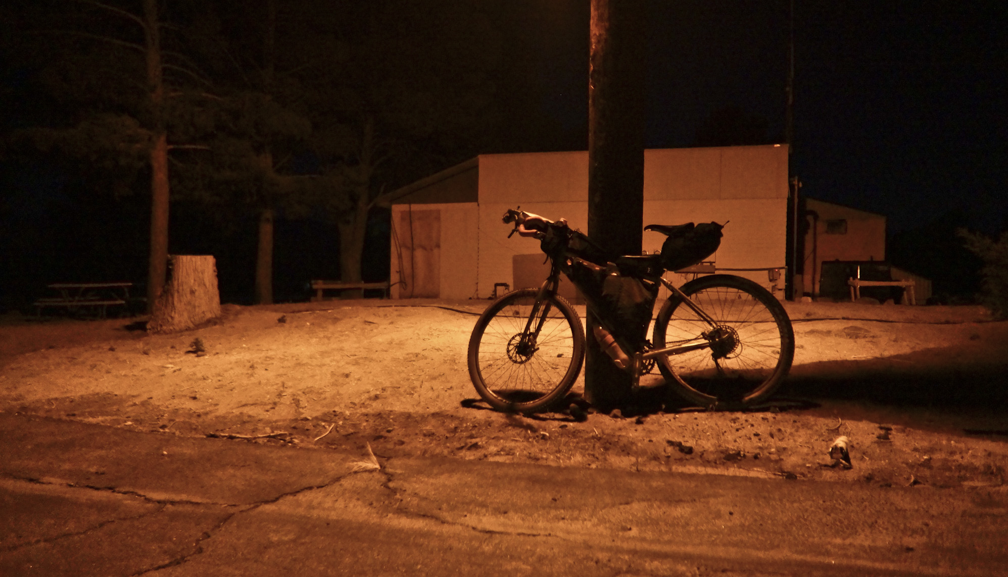 0415 @ Stagecoach RV Park, 117 miles in and the end of my race. (c) Josh Spice 2013