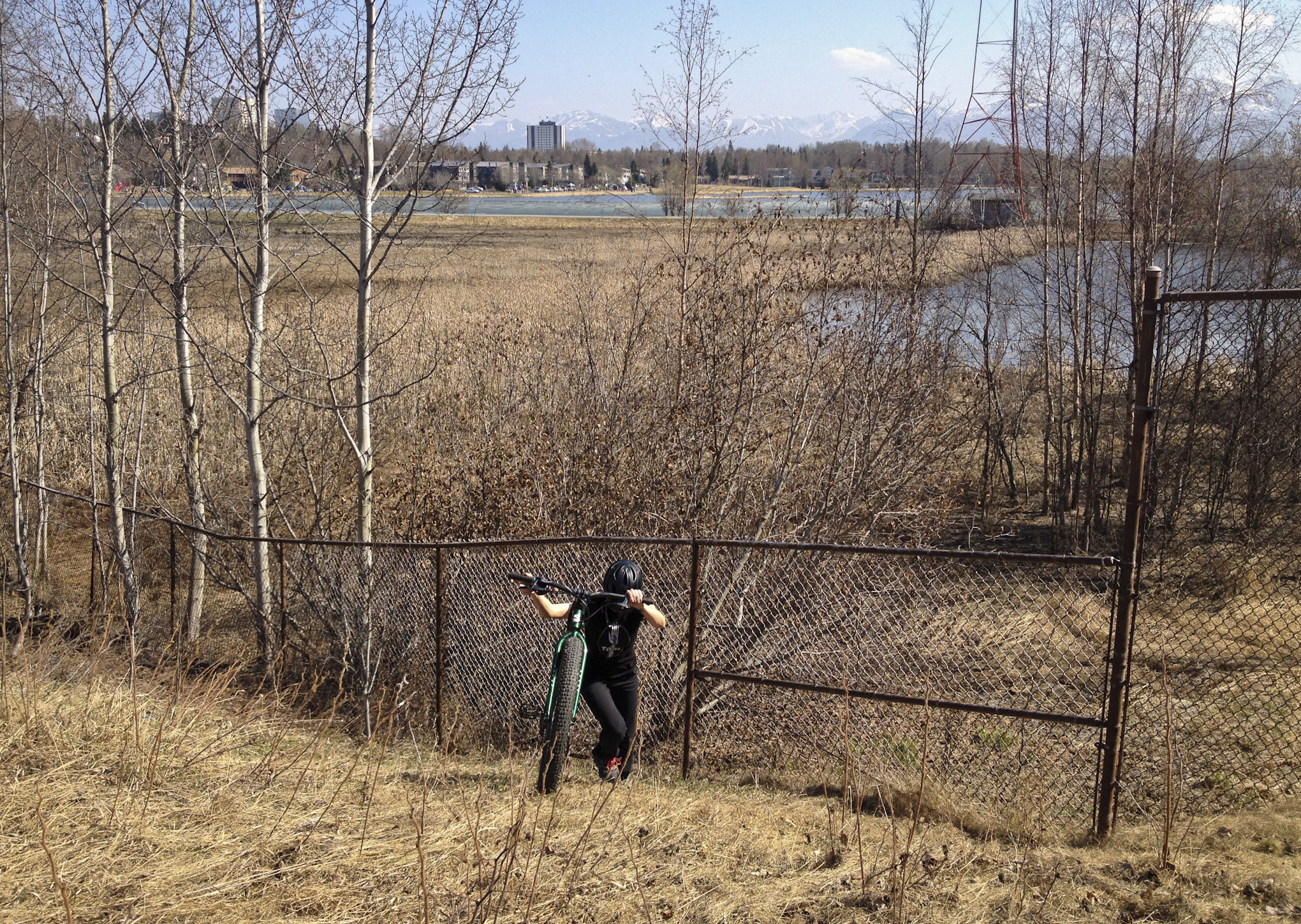You can find adventure anywhere. Jen & her Krampus.