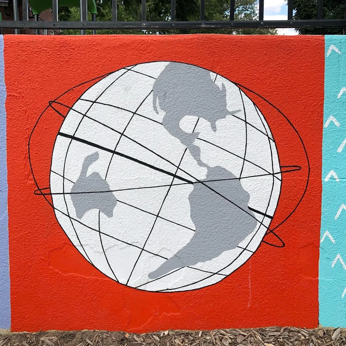 Sunnyside Gardens Park mural