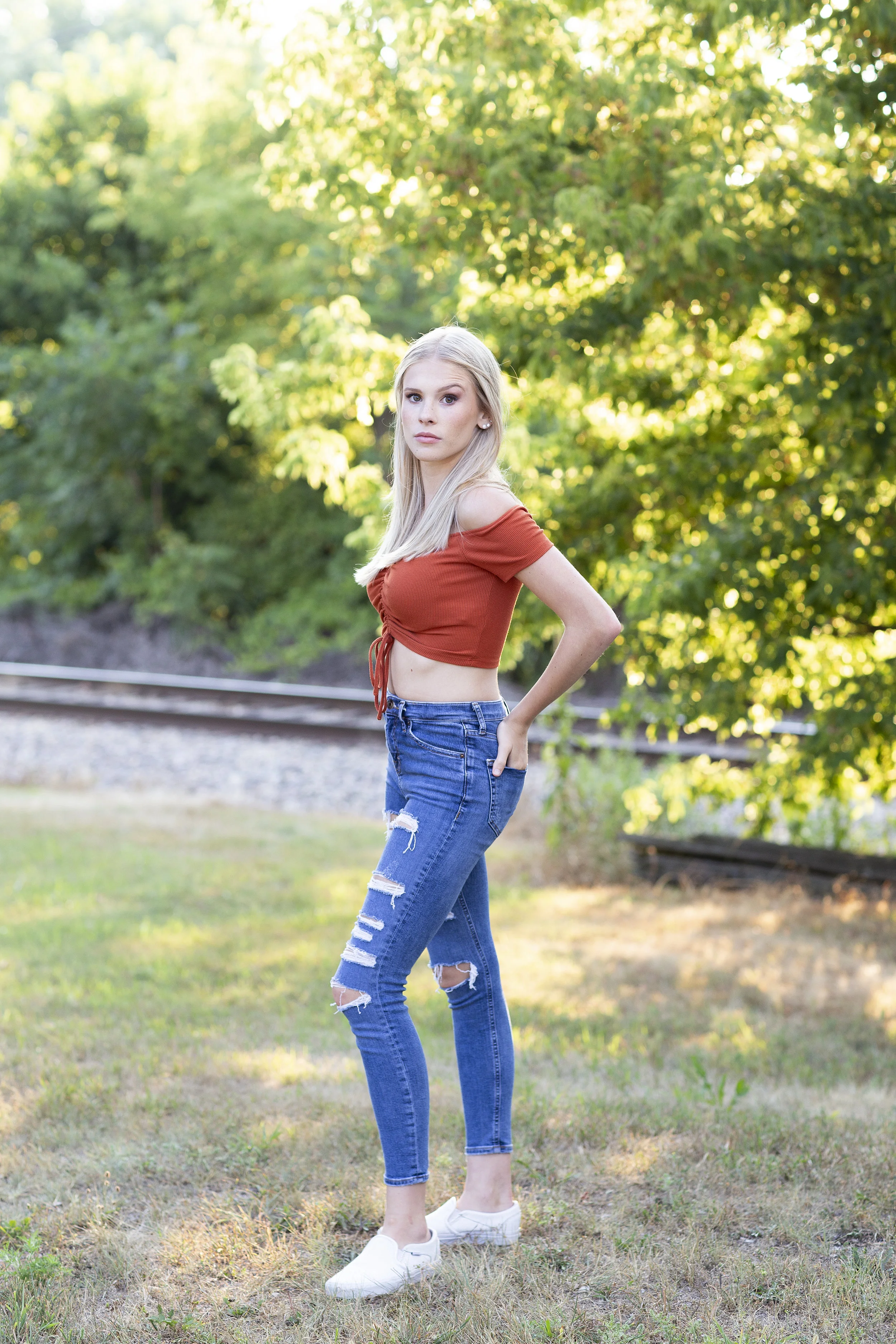 Naperville and Oswego Senior Photos by Blue Lime Photography