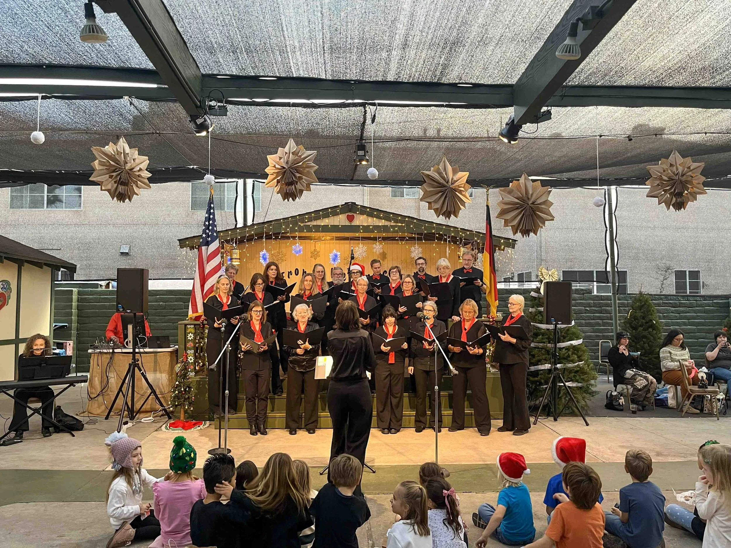 Choir Performance at GAS Weihnachtsmarkt (2025)