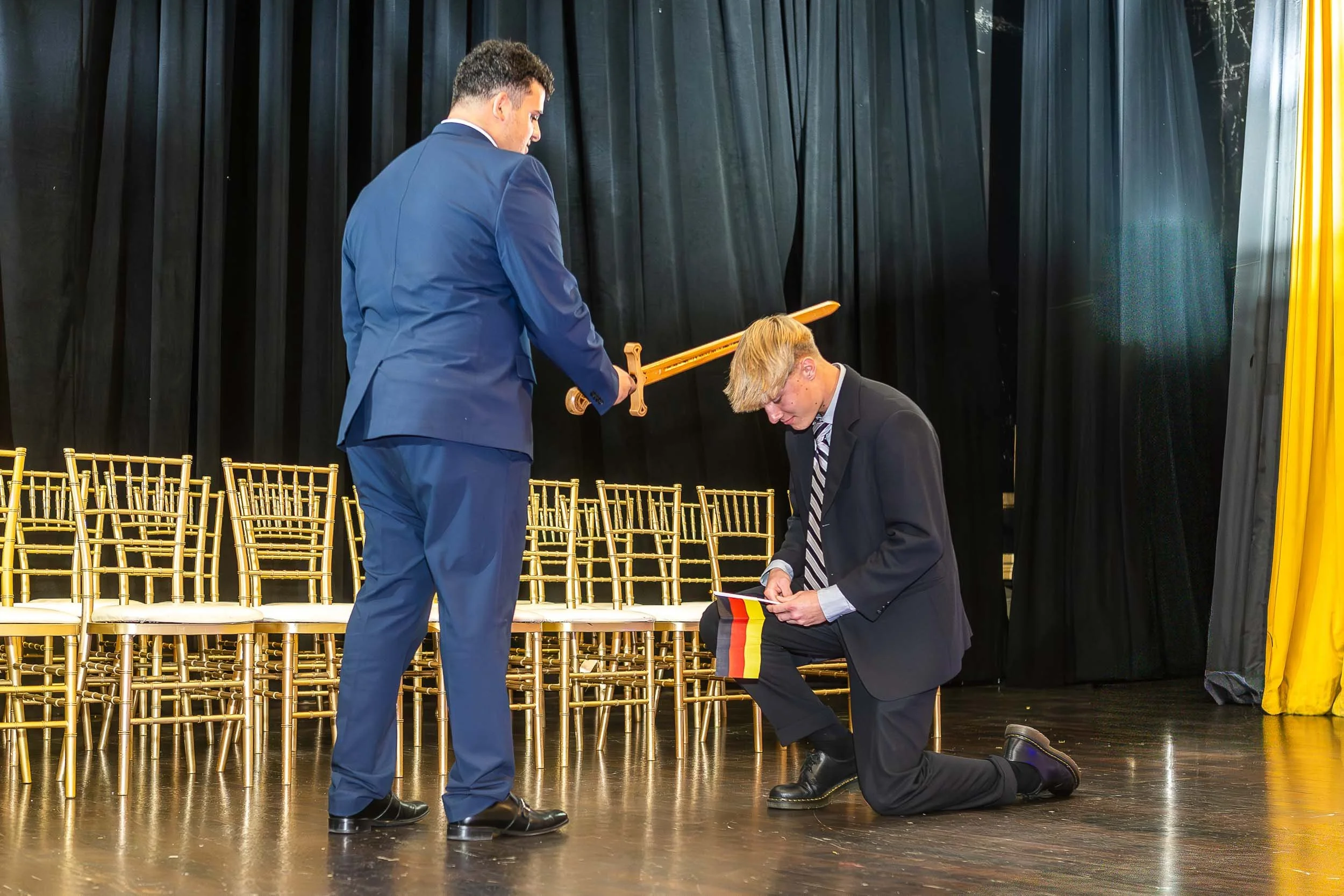 Dubbing of German Knight at the 67th Annual Queens Coronation and 1st Annual Knighthood Dubbing at Balboa Park