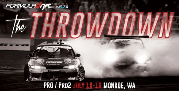 Evergreen Speedway is the oldest track on the circuit and was originally built as a horse-racing track. Located in Monroe, WA, Evergreen Speedway is only a short distance from Seattle. The Pacific Northwest fans are some of the most die-hard drift fans in the nation. The energy and excitement is often compared to that of Irwindale and the original "House of Drift." The event's headline moniker, "Throwdown," lives up to it's name as drivers push their vehicles to the limits of the track's banking and tight transitions through the course resulting in one of the most exciting action-packed events of the season. Click here for more information and to purchase tickets.