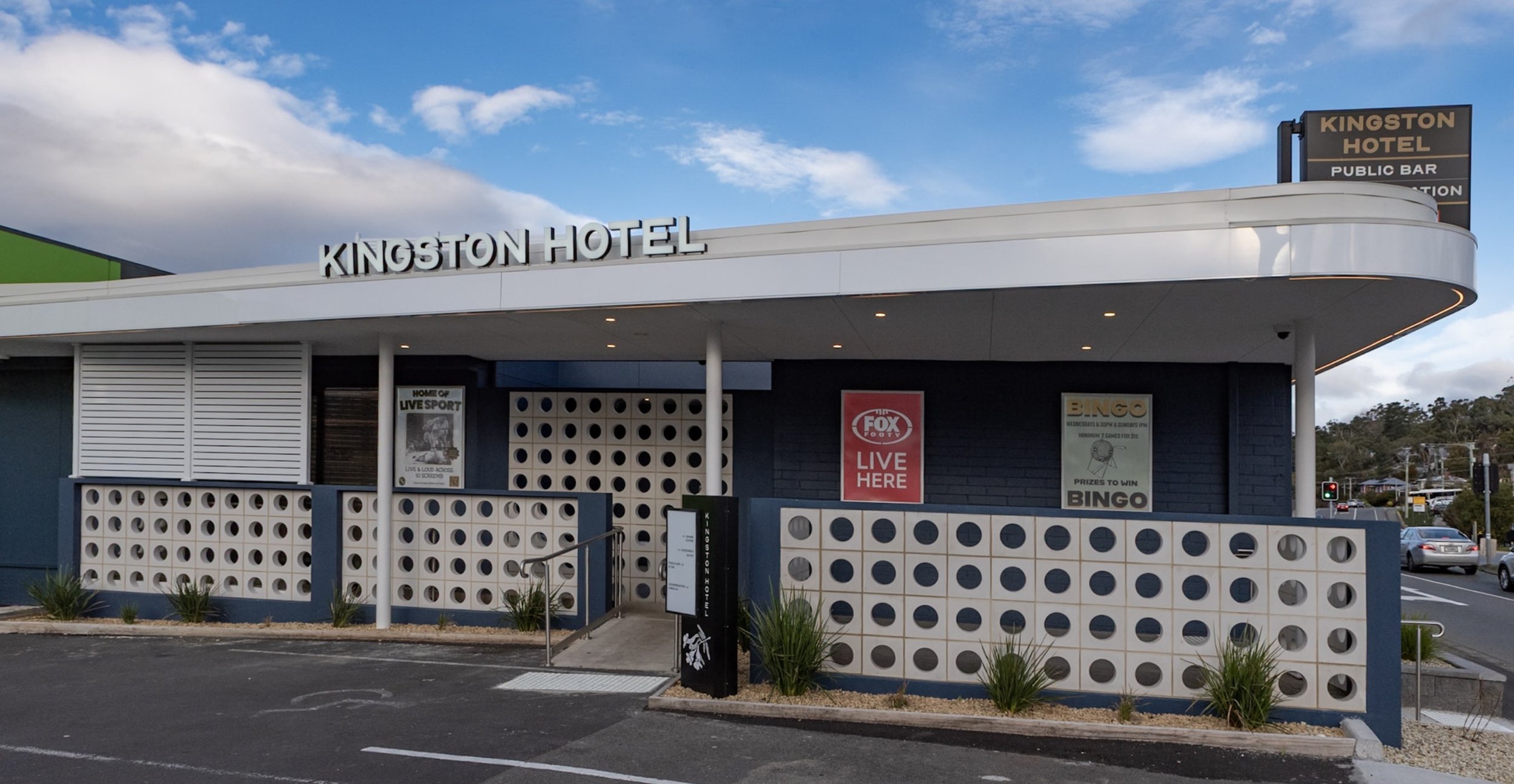 New rear entry awning