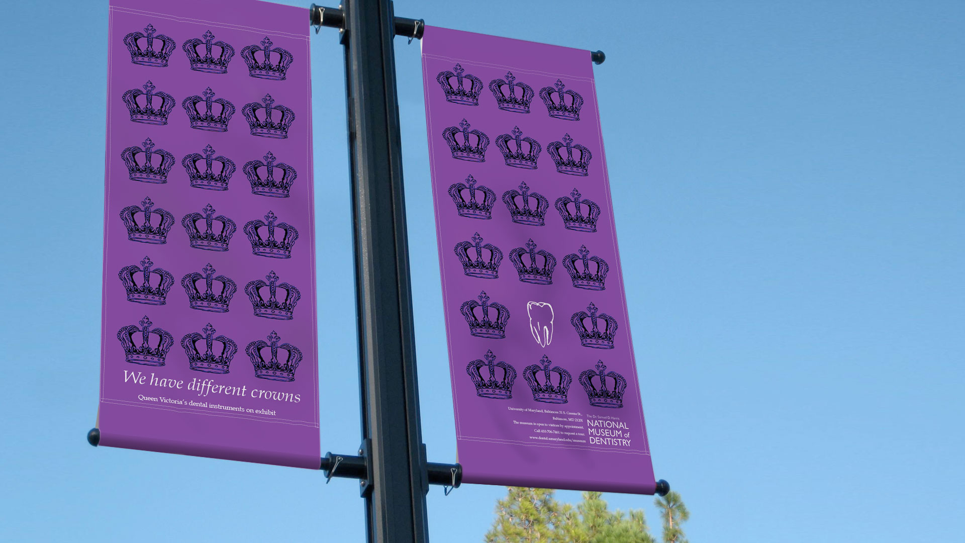 We have different crowns lamp banners