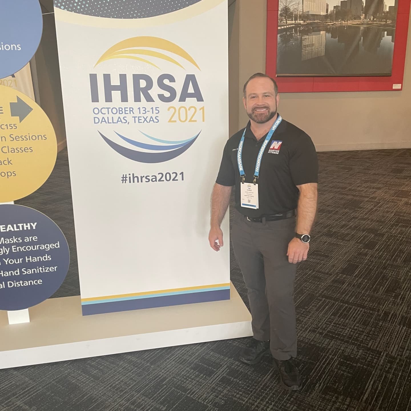 Updated polos debuted at the IHRSA conference in 2021